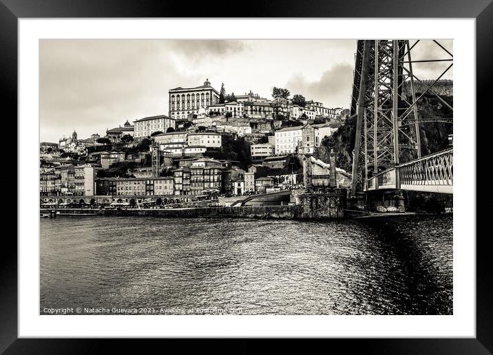 Douro river Framed Mounted Print by Natacha Guevara