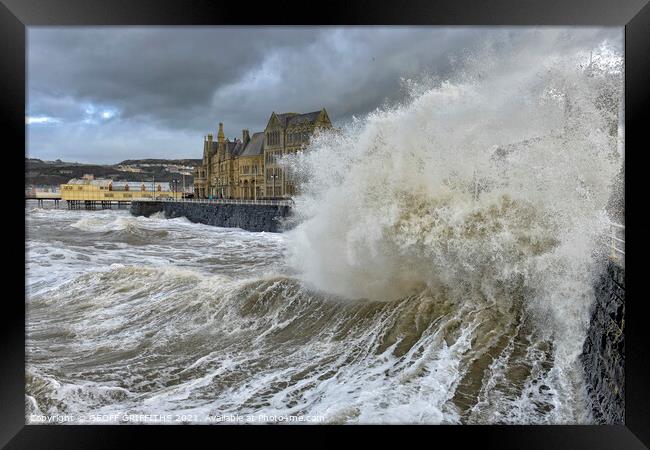 Storm force Framed Print by GEOFF GRIFFITHS