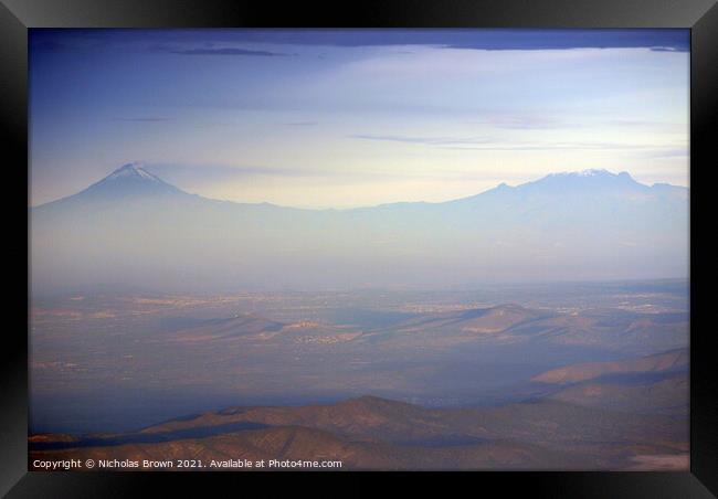 Outdoor mountain Framed Print by Nicholas Brown