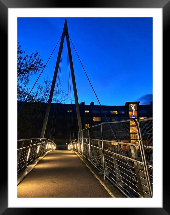 The Raddison Bridge  Framed Mounted Print by ami Photography