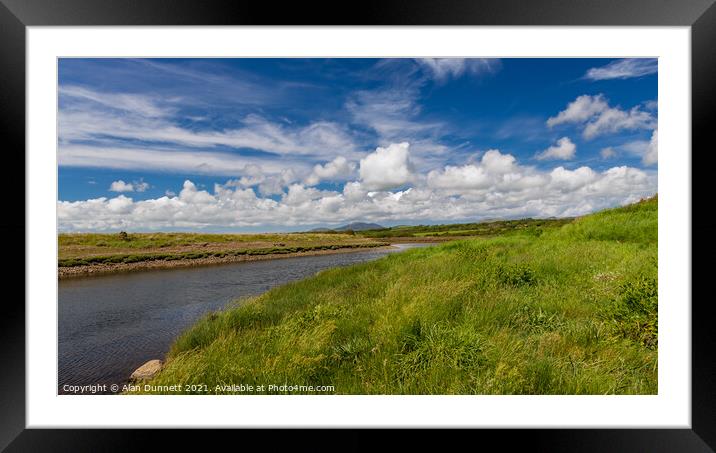 Welsh water Framed Mounted Print by Alan Dunnett