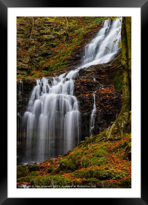 Fall into the fall Framed Mounted Print by Alan Dunnett