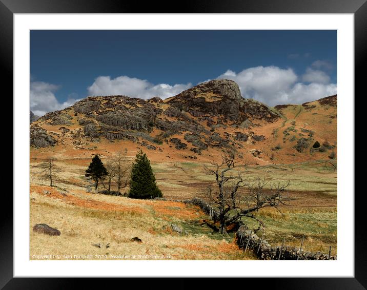 Side Pike Framed Mounted Print by Alan Dunnett