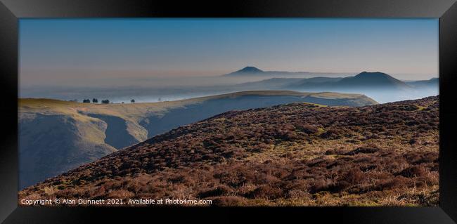 Shropshire Hills Framed Print by Alan Dunnett