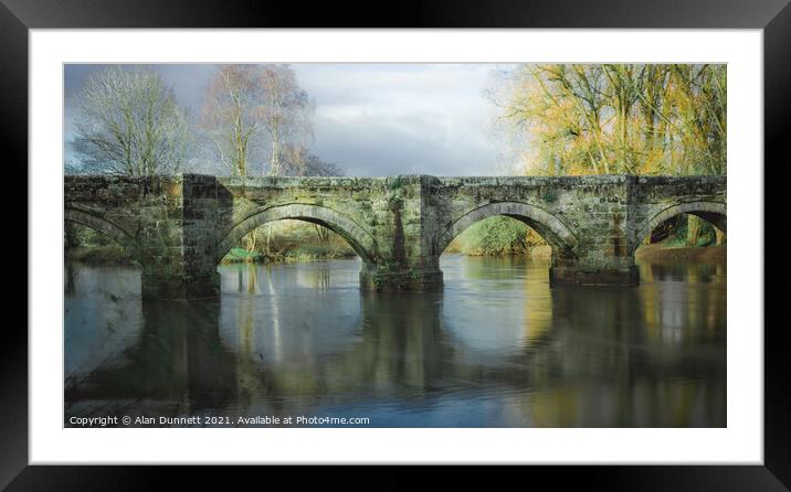 Essex Bridge Framed Mounted Print by Alan Dunnett
