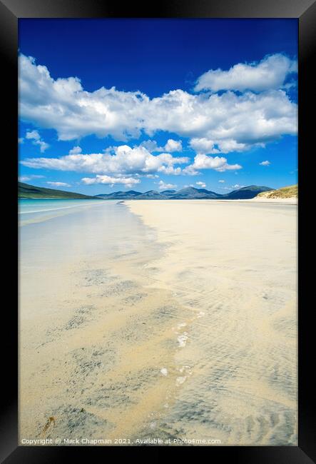 Luskentyre beach, Isle of Harris, Scotland Framed Print by Photimageon UK