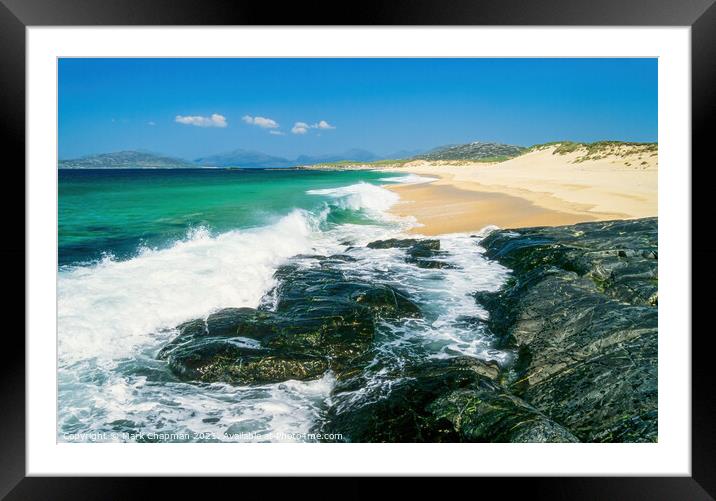 Borve beach, Isle of Harris, Scotland Framed Mounted Print by Photimageon UK