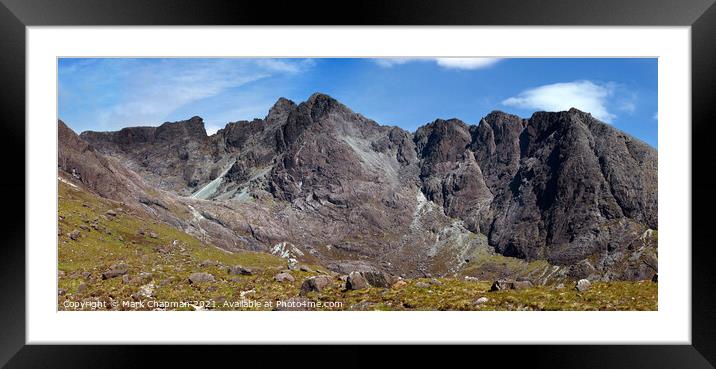 Black Cuillin mountains, Skye Framed Mounted Print by Photimageon UK