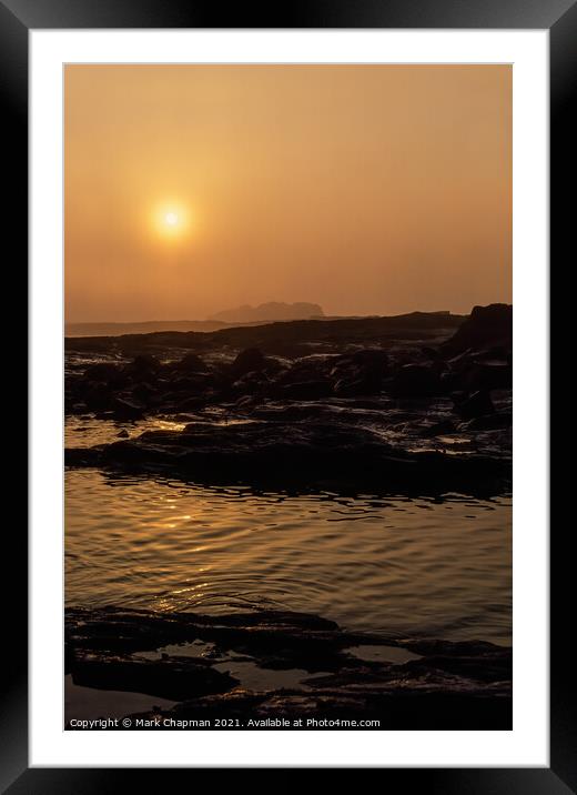Misty sun, Marazion, Cornwall Framed Mounted Print by Photimageon UK