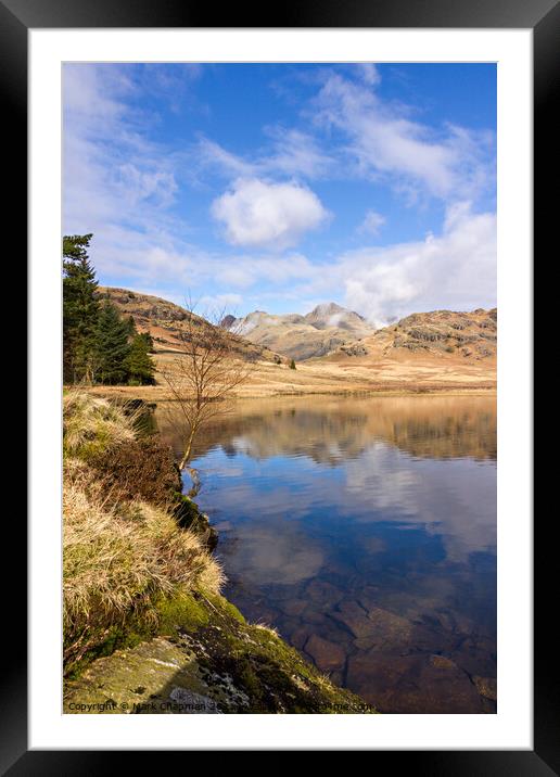 Blea Tarn and Langdale Pikes, Cumbria Framed Mounted Print by Photimageon UK