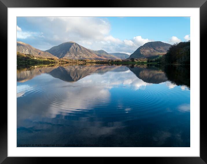 Ripples on Loweswater, Cumbria Framed Mounted Print by Photimageon UK