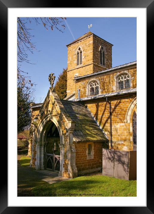 St Marys Church, Thorpe Arnold  Framed Mounted Print by Photimageon UK