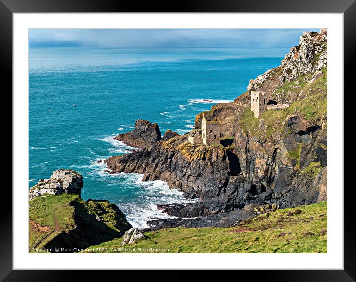 Botallack Tin Mines, Cornwall Framed Mounted Print by Photimageon UK