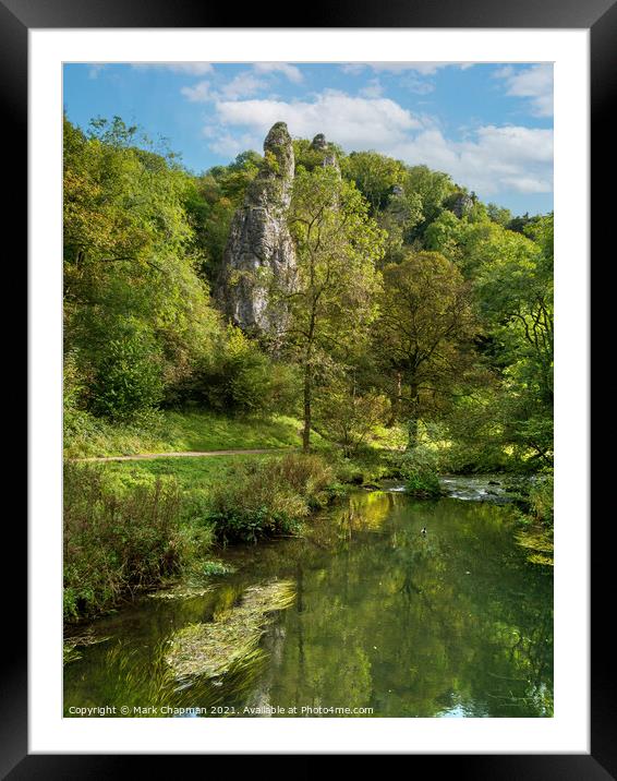 Pickering Tor and River Dove, Dovedale Framed Mounted Print by Photimageon UK