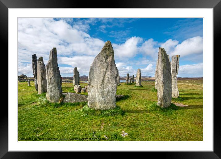 Calanais standing stone circle, Callanish, Isle of Lewis Framed Mounted Print by Photimageon UK