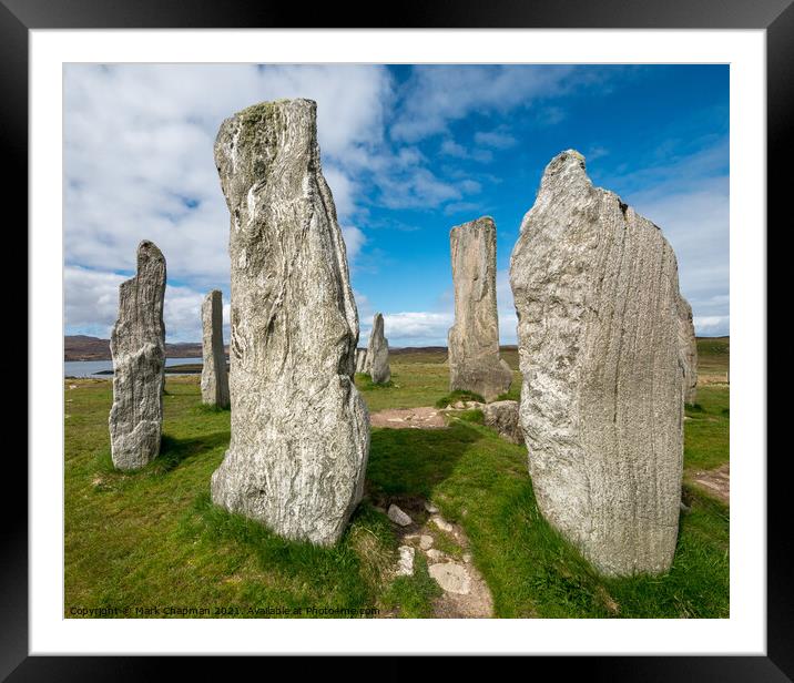 Calanais Standing Stones, Callanish, Isle of Lewis Framed Mounted Print by Photimageon UK