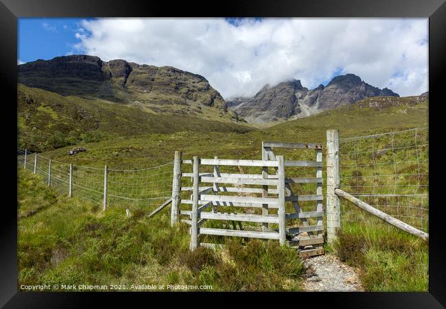 The path to Blaven, Skye Framed Print by Photimageon UK