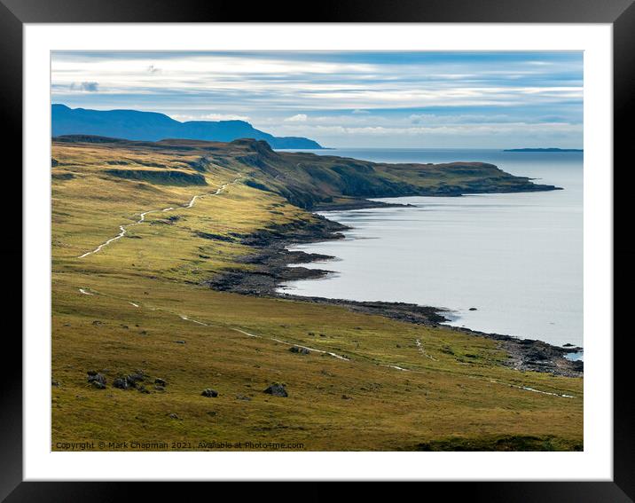 The path to Glenbrittle headland, Skye Framed Mounted Print by Photimageon UK