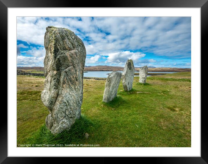 Calanais Standing Stones, Isle of Lewis Framed Mounted Print by Photimageon UK