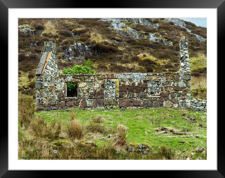 Old croft house ruins, Isle of Harris Framed Mounted Print by Photimageon UK