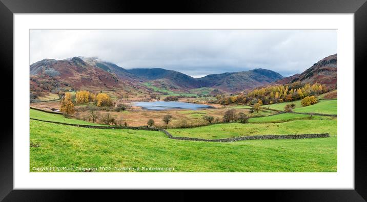 Little Langdale panorama Framed Mounted Print by Photimageon UK