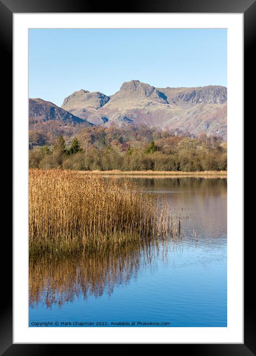 Elterwater and Langdale Pikes, Cumbria Framed Mounted Print by Photimageon UK