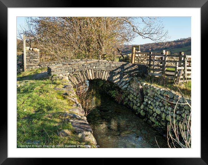 Fell Foot Bridge, Cumbria Framed Mounted Print by Photimageon UK