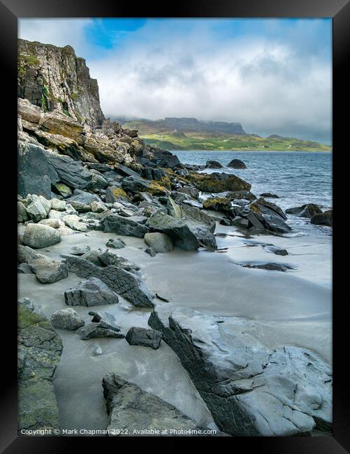 Staffin Beach and Flodigarry, Trotternish, Skye Framed Print by Photimageon UK