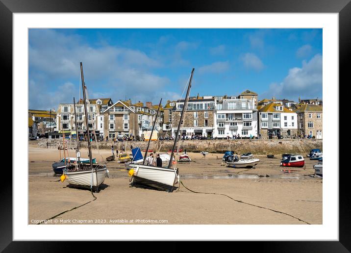 St. Ives at low tide, Cornwall Framed Mounted Print by Photimageon UK