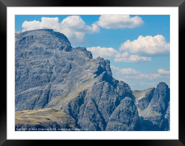The path to the top, Blaven, Skye Framed Mounted Print by Photimageon UK