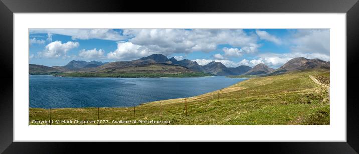 Cuillin panorama, Isle of Skye Framed Mounted Print by Photimageon UK