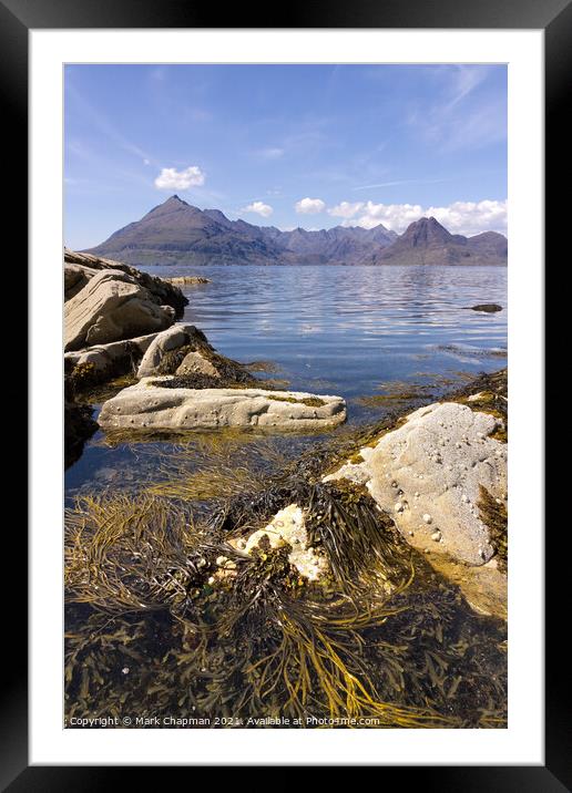 The Black Cuillin mountains on the Isle of Skye Framed Mounted Print by Photimageon UK