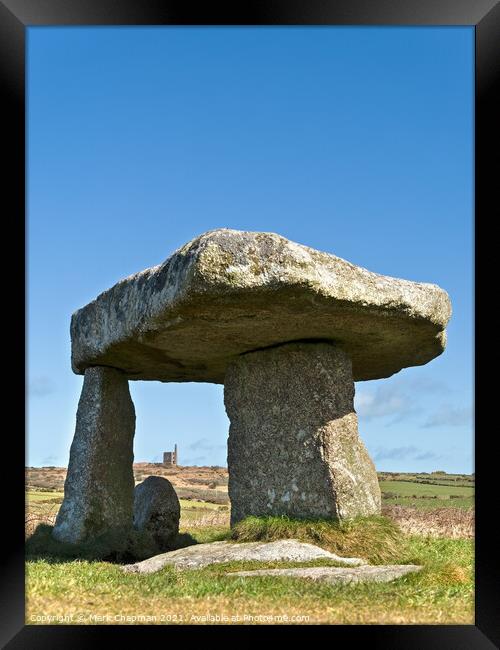 Lanyon Quoit and Cornish Tin Mine, Cornwall Framed Print by Photimageon UK