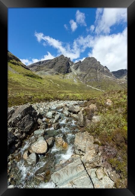 Blaven in the Black Cuillin Mountains on the Isle of Skye, Scotland Framed Print by Photimageon UK