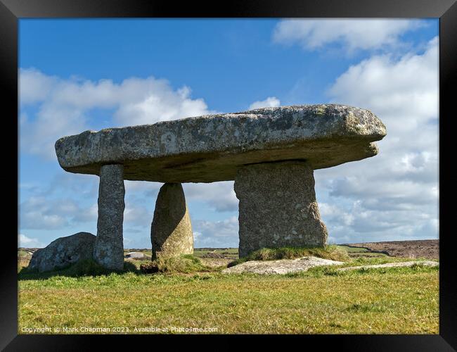 Lanyon Quoit standing stones, Cornwall, England Framed Print by Photimageon UK