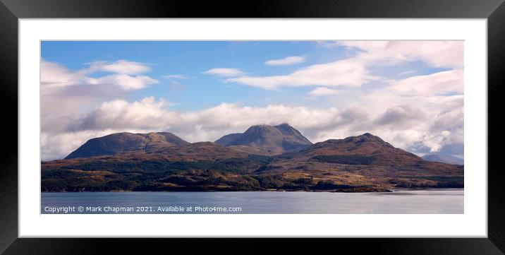 Beinn Sgritheall and Sound of Sleat, Scotland Framed Mounted Print by Photimageon UK