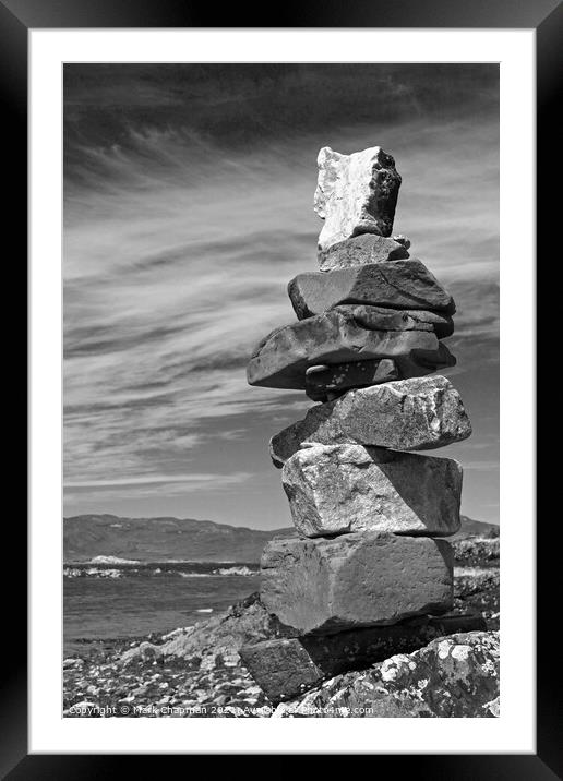 Balanced rock art Framed Mounted Print by Photimageon UK