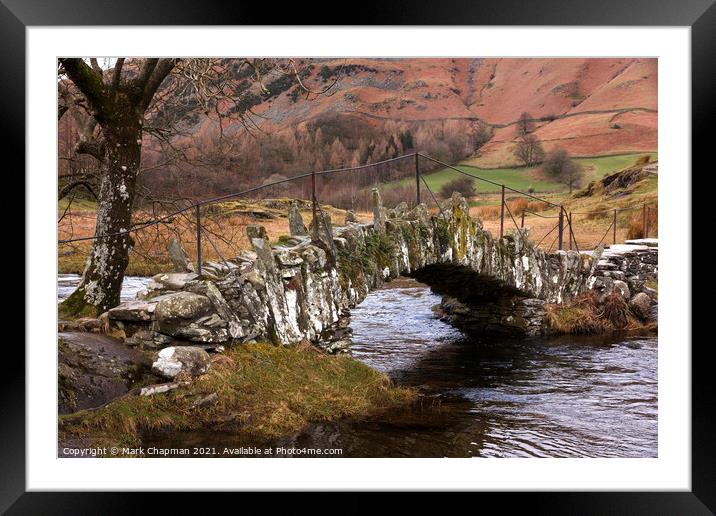 Slater Bridge, Little langdale, Cumbria Framed Mounted Print by Photimageon UK