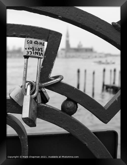 Love Locks, Venice Framed Print by Photimageon UK