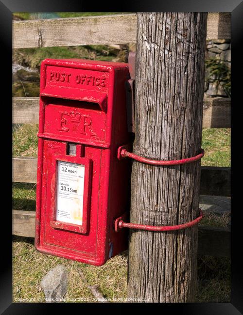 Old red English post box Framed Print by Photimageon UK