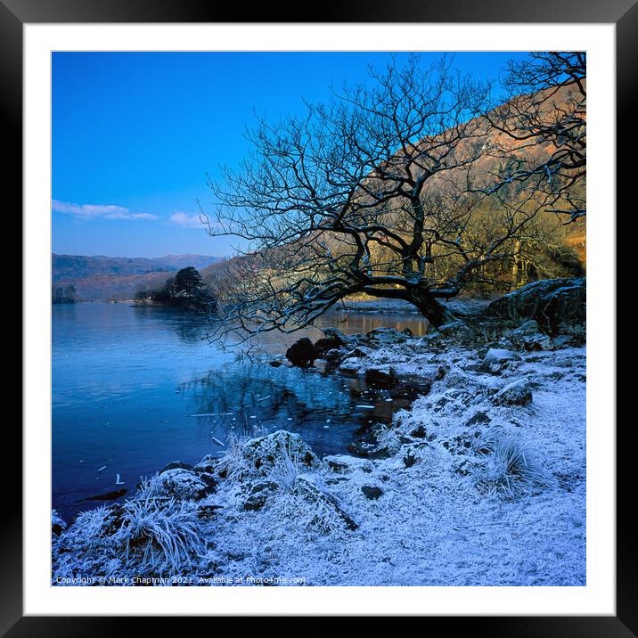 Rydal water in Winter, Cumbria Framed Mounted Print by Photimageon UK