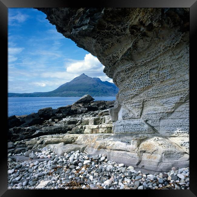 Elgol cliffs and Black Cuillin mountains, Isle of  Framed Print by Photimageon UK