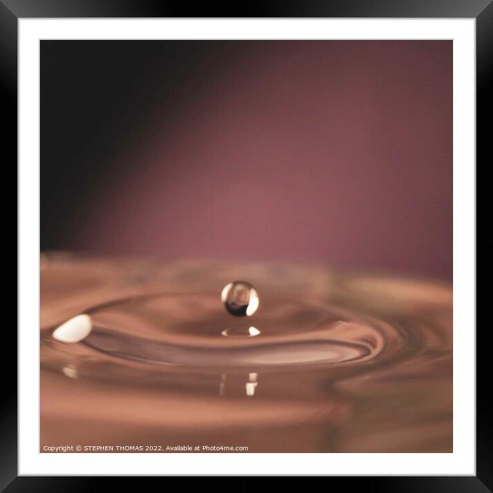 Ball on a Saucer Framed Mounted Print by STEPHEN THOMAS