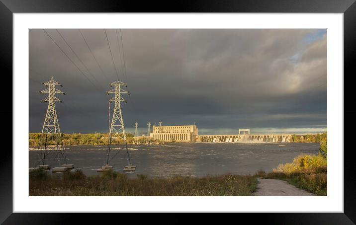 Seven Sisters Generating Station Framed Mounted Print by STEPHEN THOMAS