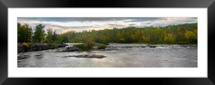 Whitemouth Falls - Pano Framed Mounted Print by STEPHEN THOMAS