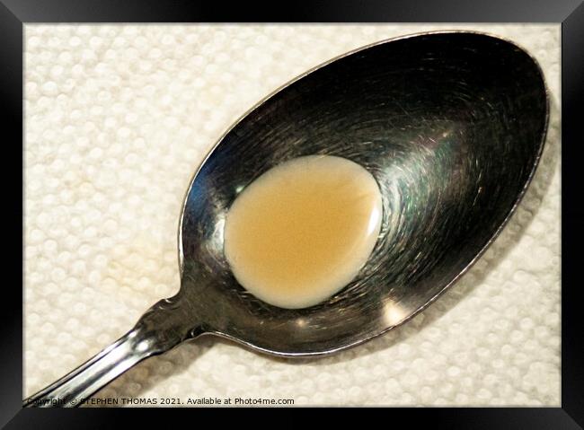 The Spoon That Stirred The Coffee  Framed Print by STEPHEN THOMAS