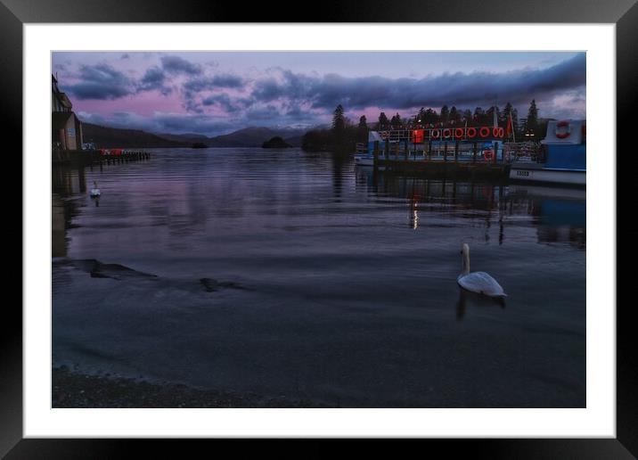 Sunrise at Bowness-on-Windermere  Framed Mounted Print by Daryn Davies