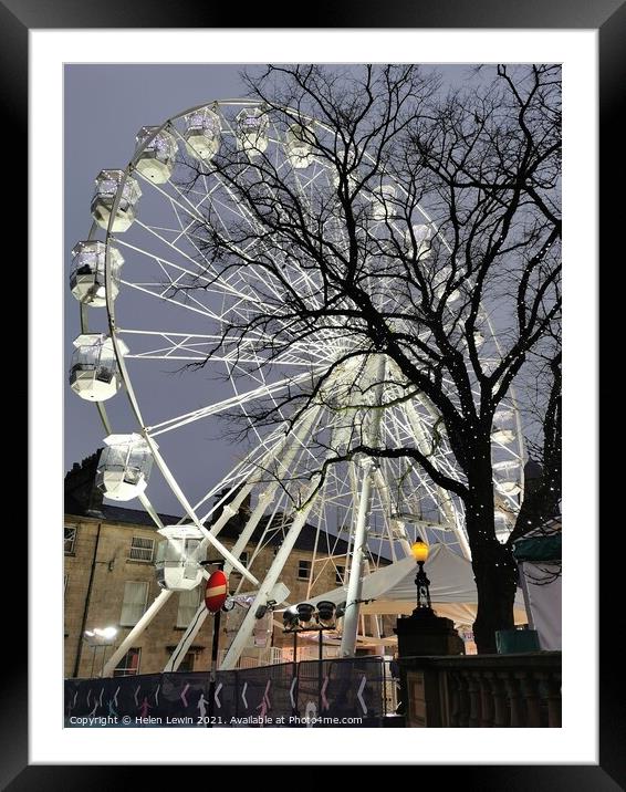The big Christmas wheel Framed Mounted Print by Pelin Bay