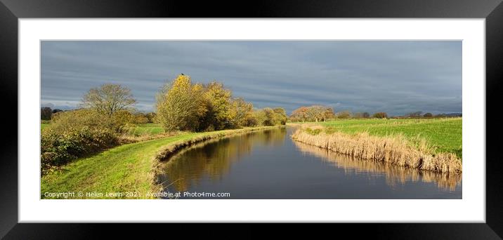 The canal banks Framed Mounted Print by Pelin Bay