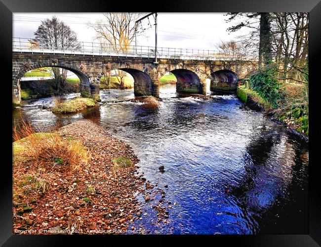 Six Arches Railway Bridge  Framed Print by Pelin Bay